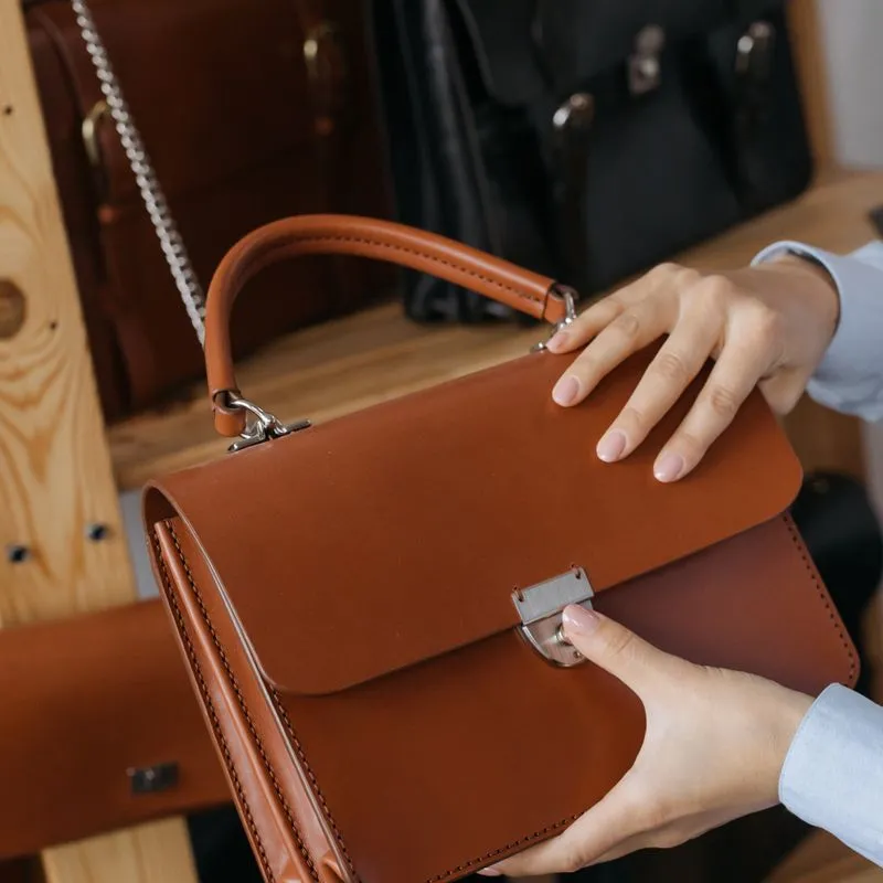 Designer Handbag after restoration